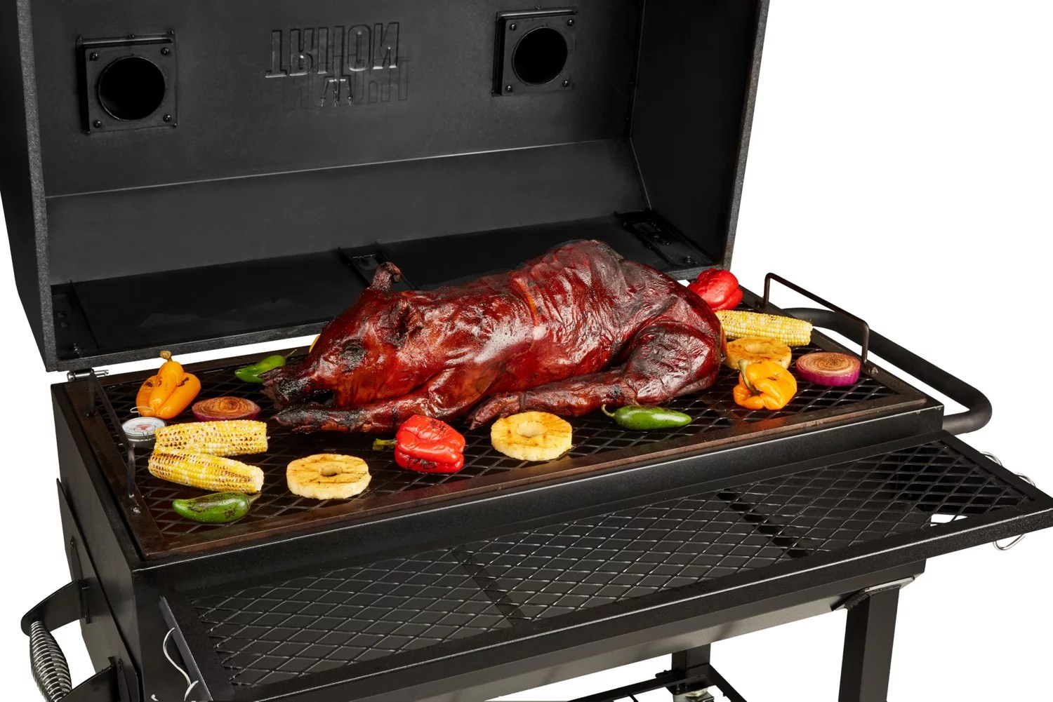 Outdoor Gourmet Triton Swinehouse Charcoal Smoker Academy