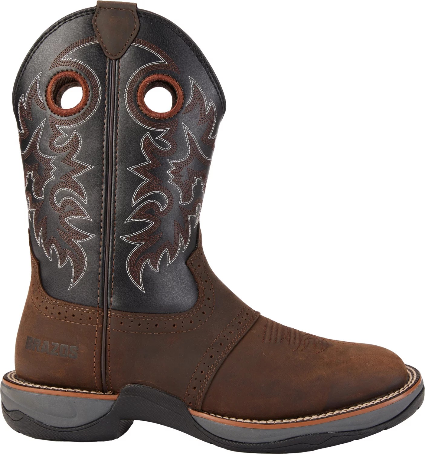 Brazos Men's Amarillo 2.0 Western Wellington Work Boots Academy