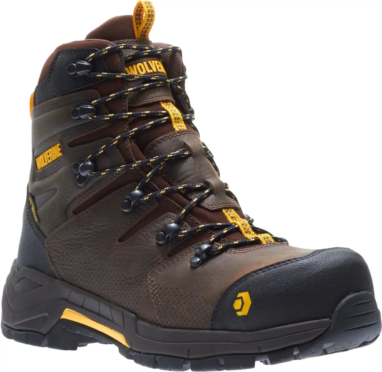 Wolverine Men's Contractor LX EH Composite Toe Lace Up Work Boots Academy