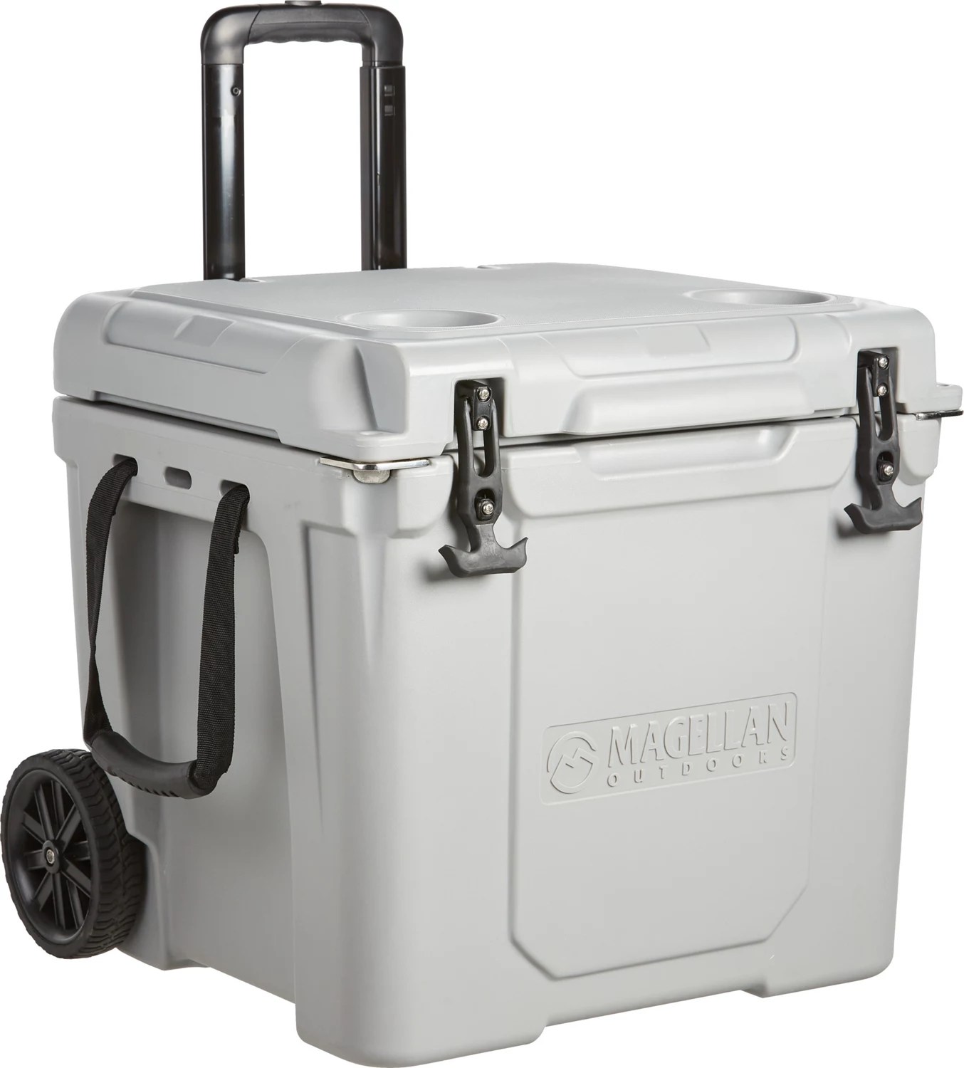 Magellan Outdoors Ice Box 40 qt Rolling Cooler Academy
