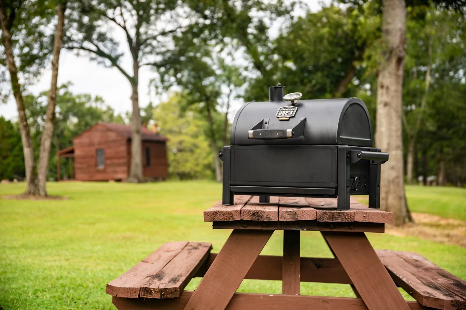 Oklahoma Joe's Rambler Tabletop Charcoal Grill Academy