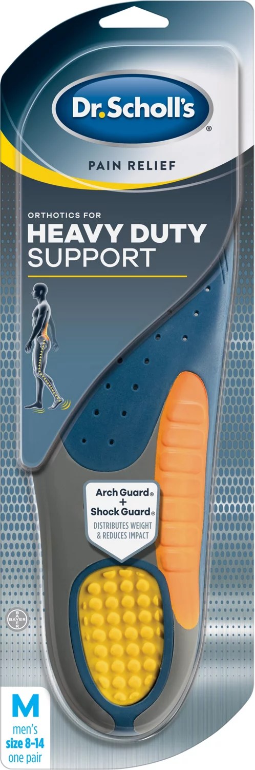 Dr. Scholl's Men's Pain Relief HeavyDuty Support Orthotics Academy