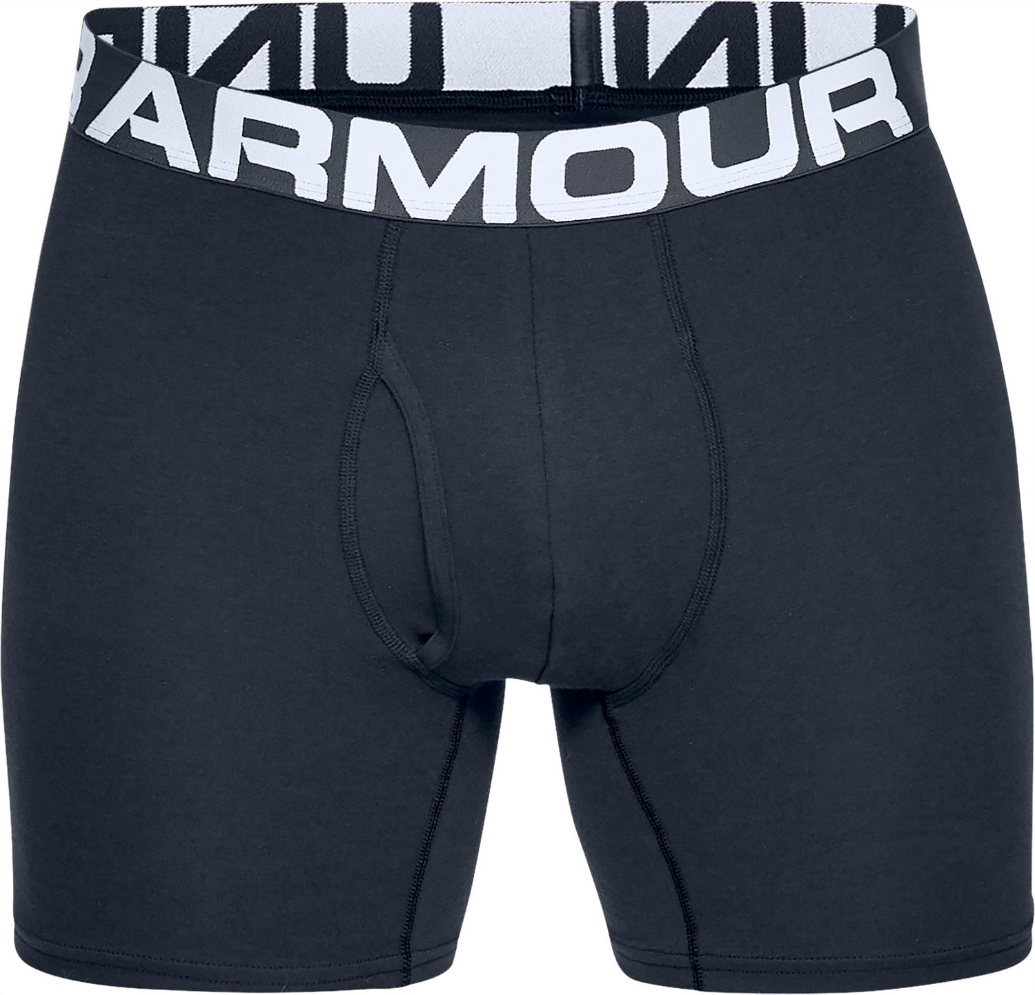 Under Armour Men's Charged Cotton Boxerjock Boxer Briefs 3Pack Academy