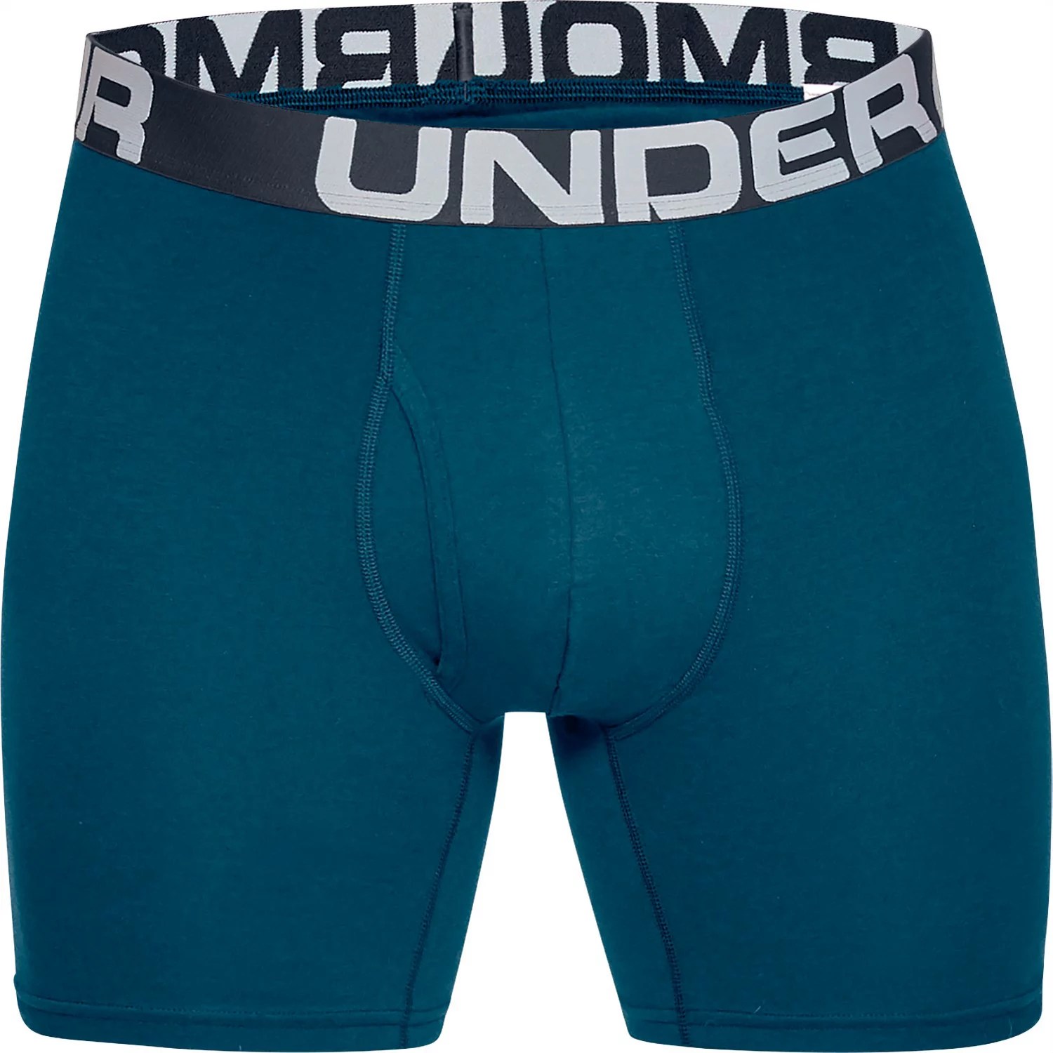 Under Armour Men's Charged Cotton Boxerjock Boxer Briefs 3Pack Academy