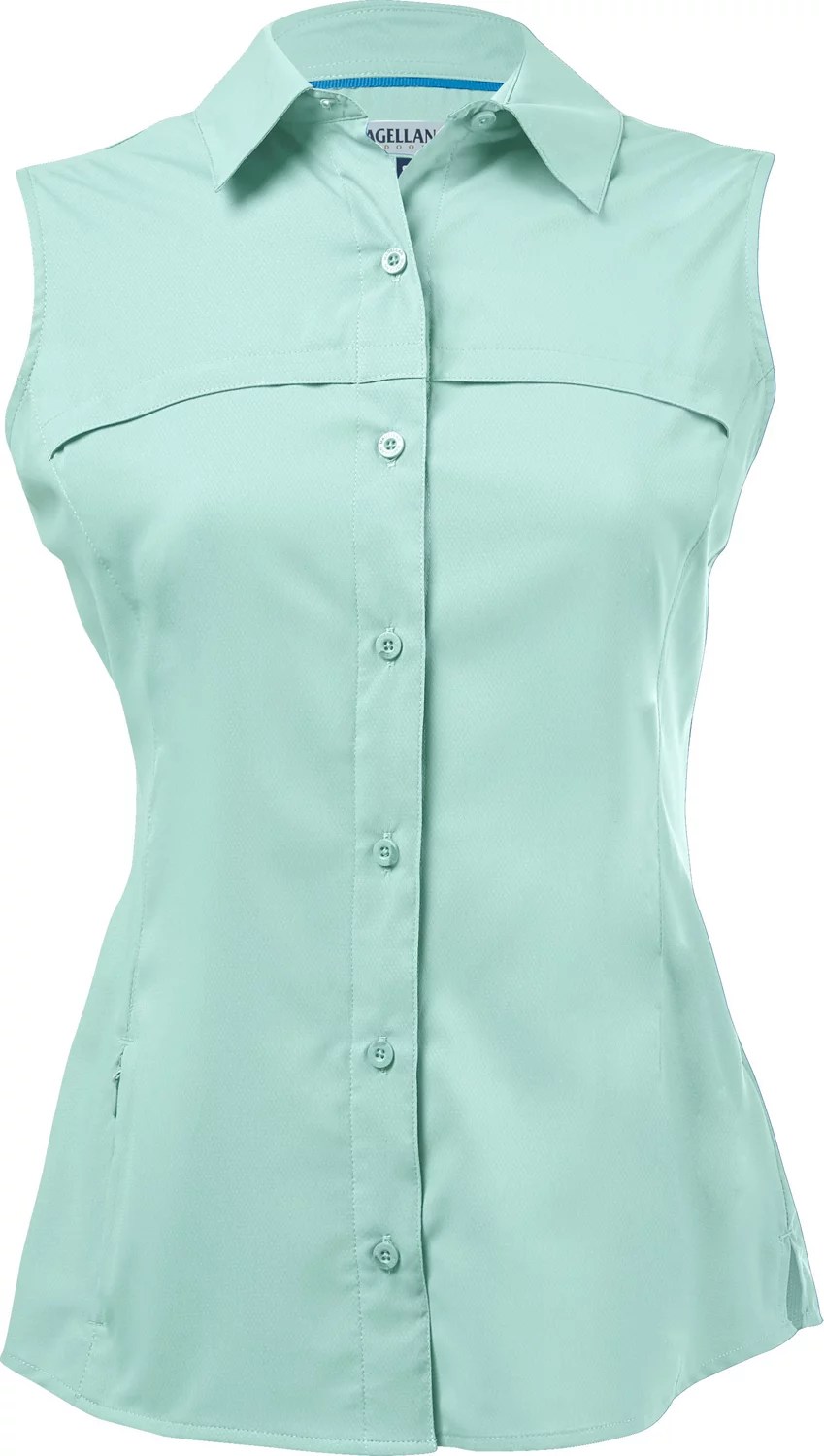 Magellan Outdoors Women's Overcast Sleeveless Fishing Shirt Academy