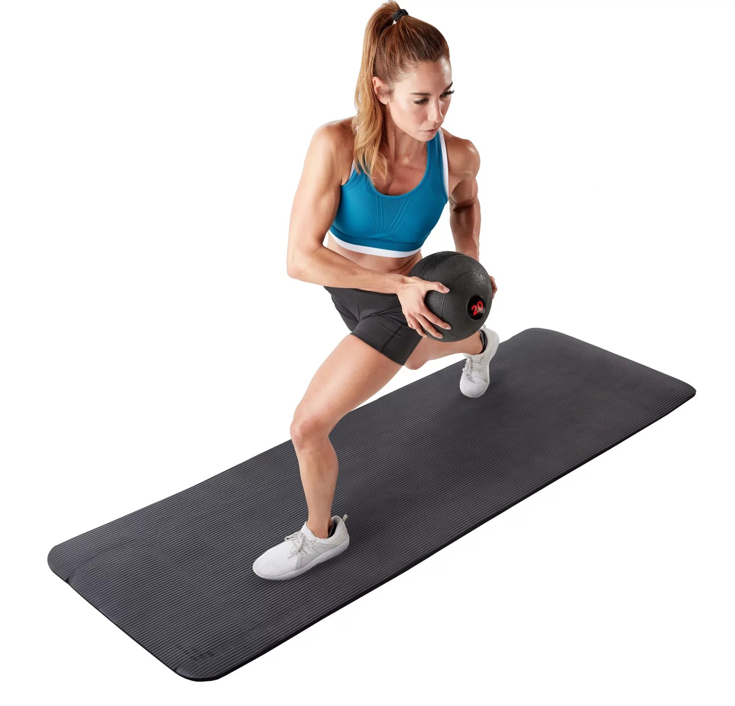BCG Foam Fitness Mat 0.5 Inch Thick Academy