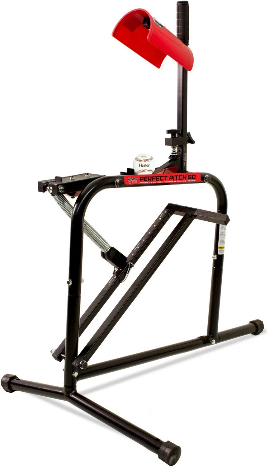 Heater Sports Perfect Pitch Mechanical Pitching Machine 50 MPH Academy