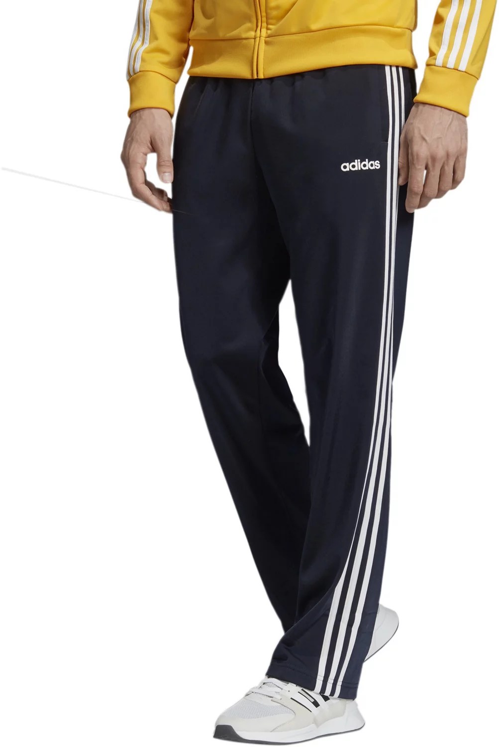 adidas Men's Essential 3Stripe Tricot Pants Academy
