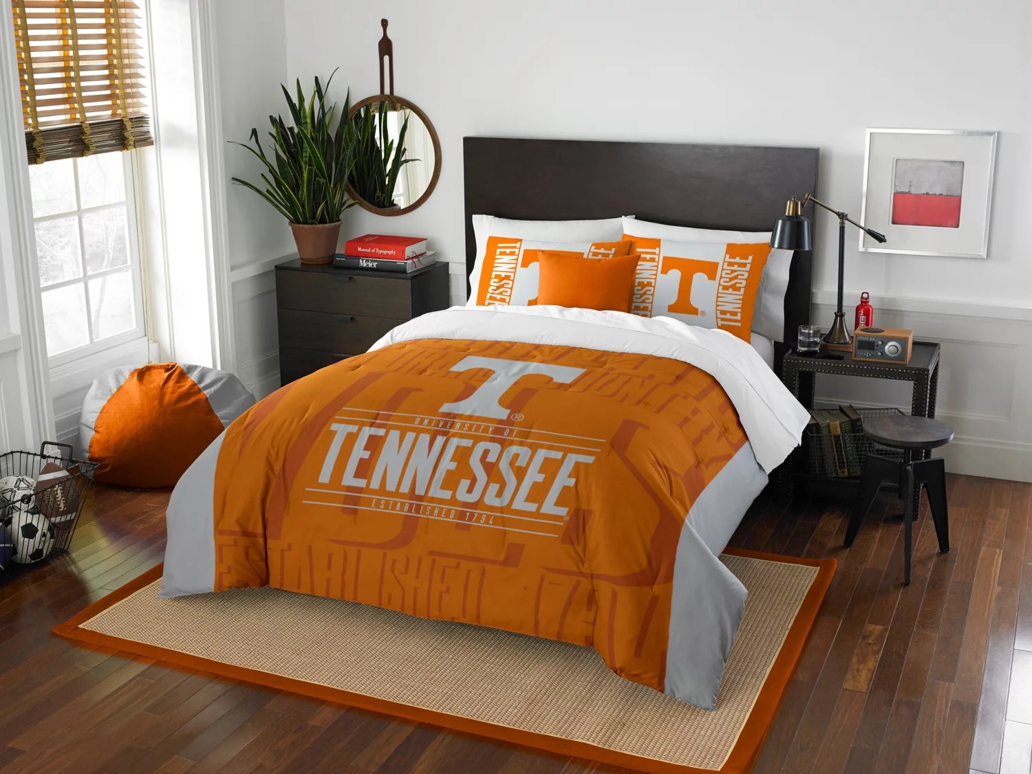 University Of Tennessee Bedding Sets The Northwest Company University of Tennessee Full/Queen Modern Take
