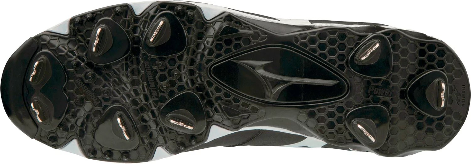 Mizuno Men's 9Spike Ambition Mid Metal Baseball Cleats Academy