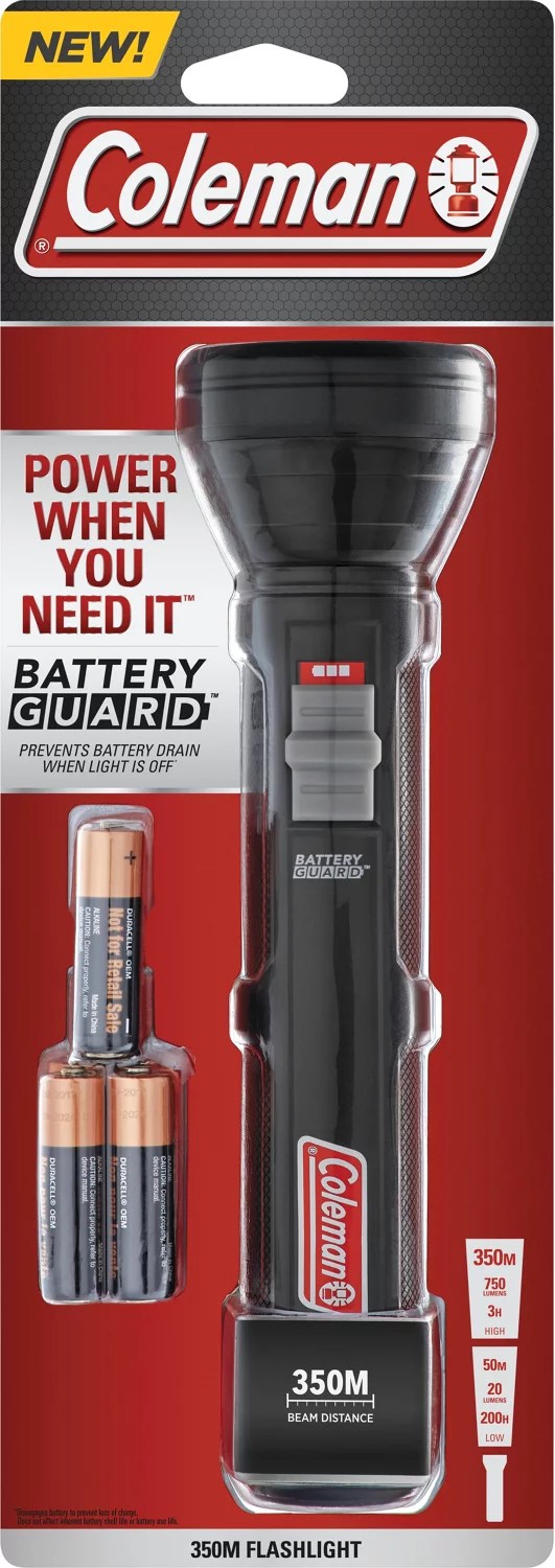 Coleman BatteryGuard 350M LED Flashlight | Academy
