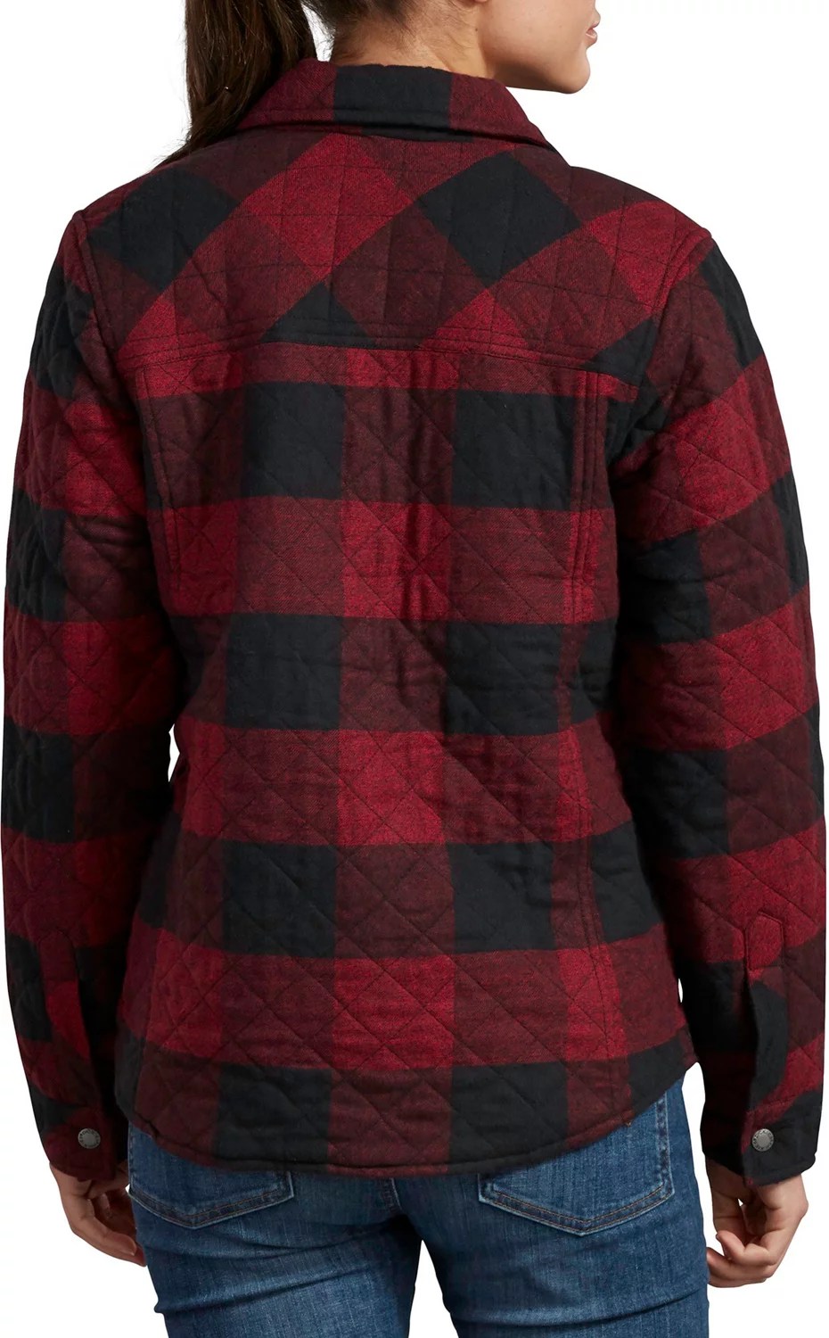 Dickies Women's Quilted Flannel Shirt Jacket Academy