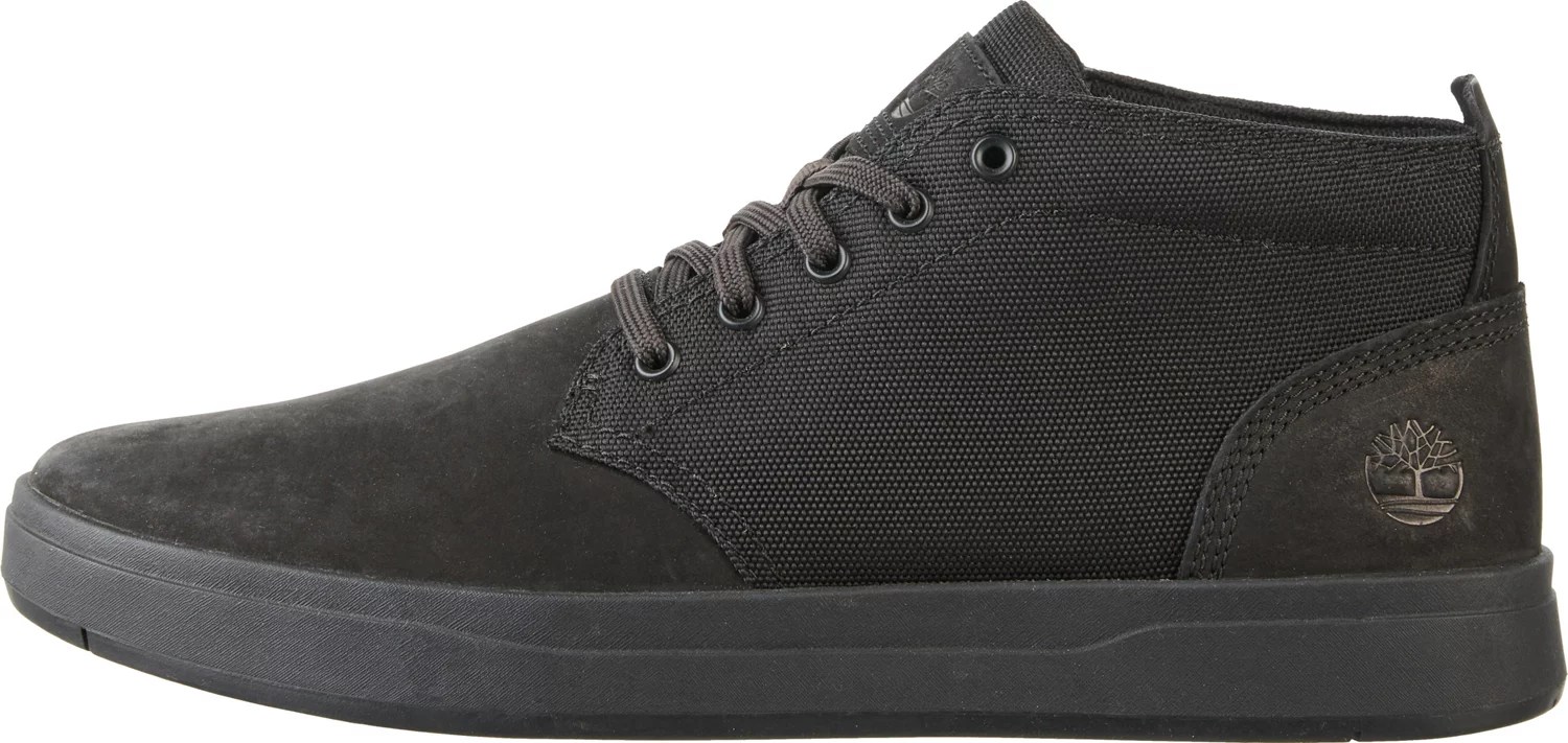 Timberland Men's Davis Square Fabric and Leather Chukka Boots Academy