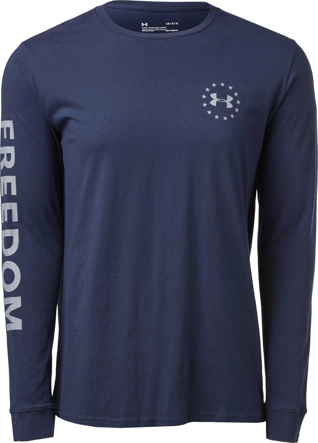 Under Armour Men's New Freedom Flag Long Sleeve Graphic Shirt Academy