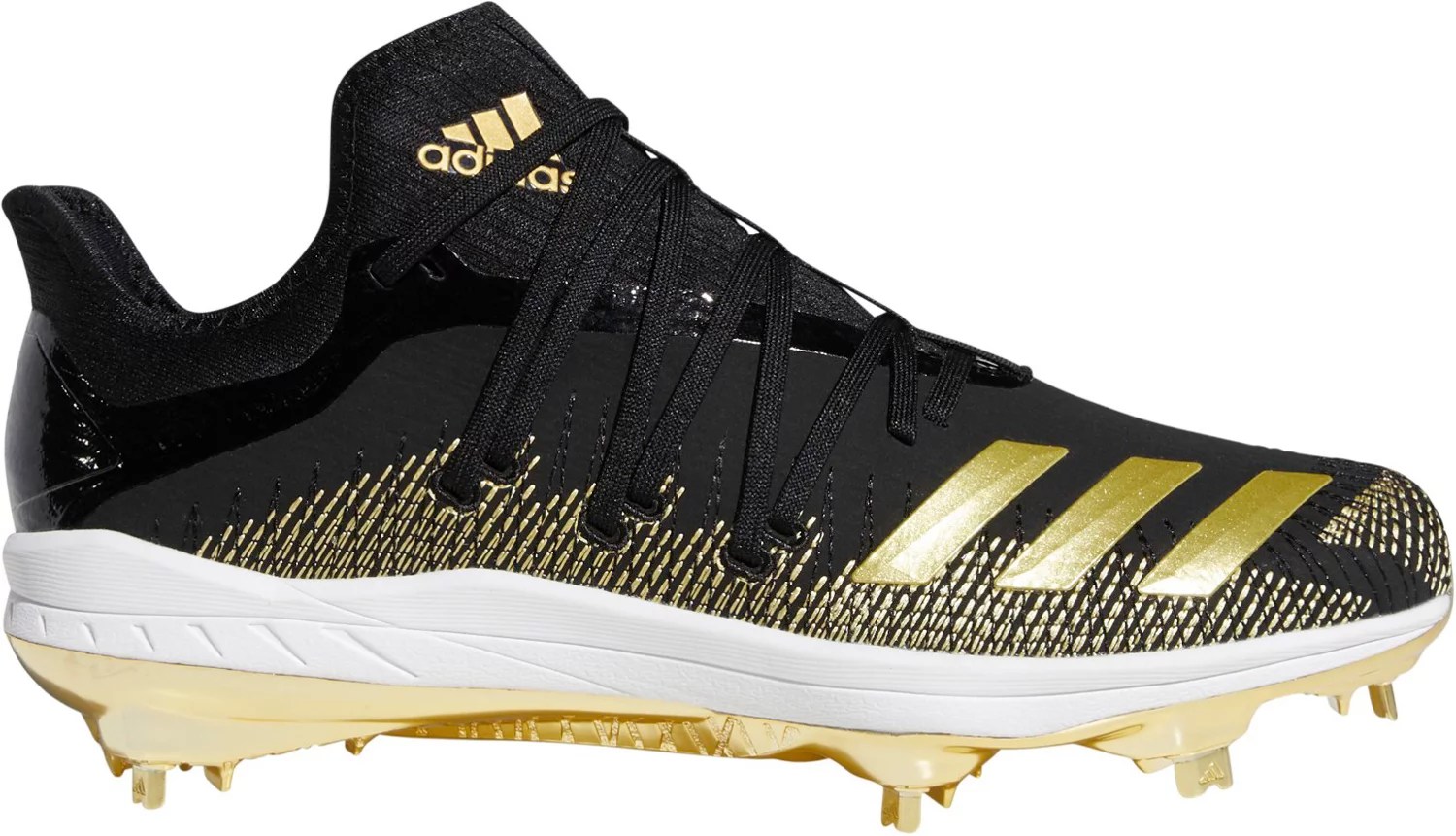 adidas Men's Afterburner 6 Gold Baseball Cleats Academy