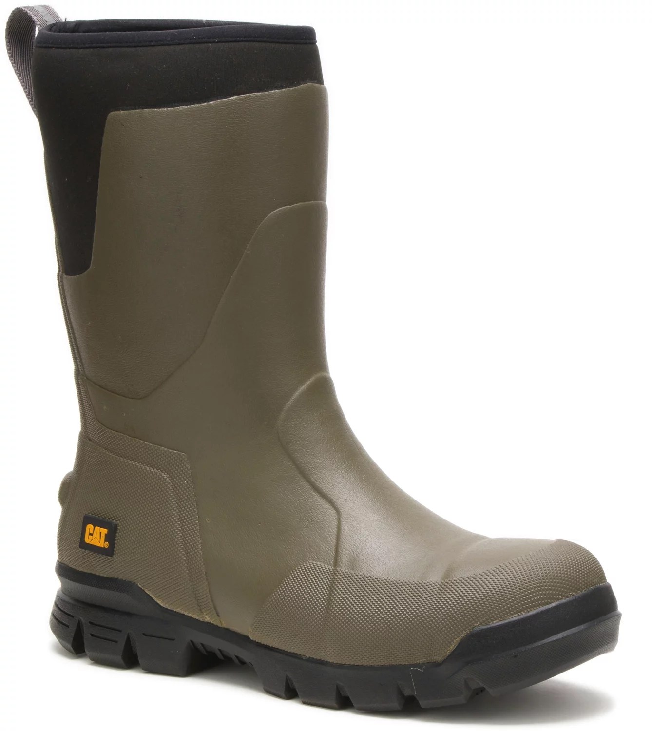 Cat Footwear Men's Stormers EH ER Steel Toe Rubber Wellington Work
