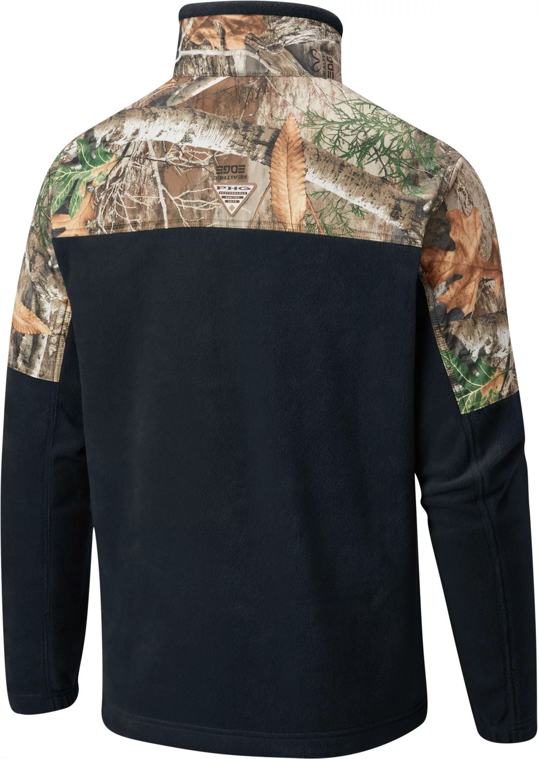 Columbia Sportswear Men's PHG Camo Fleece Overlay 1/4 Zip Pullover