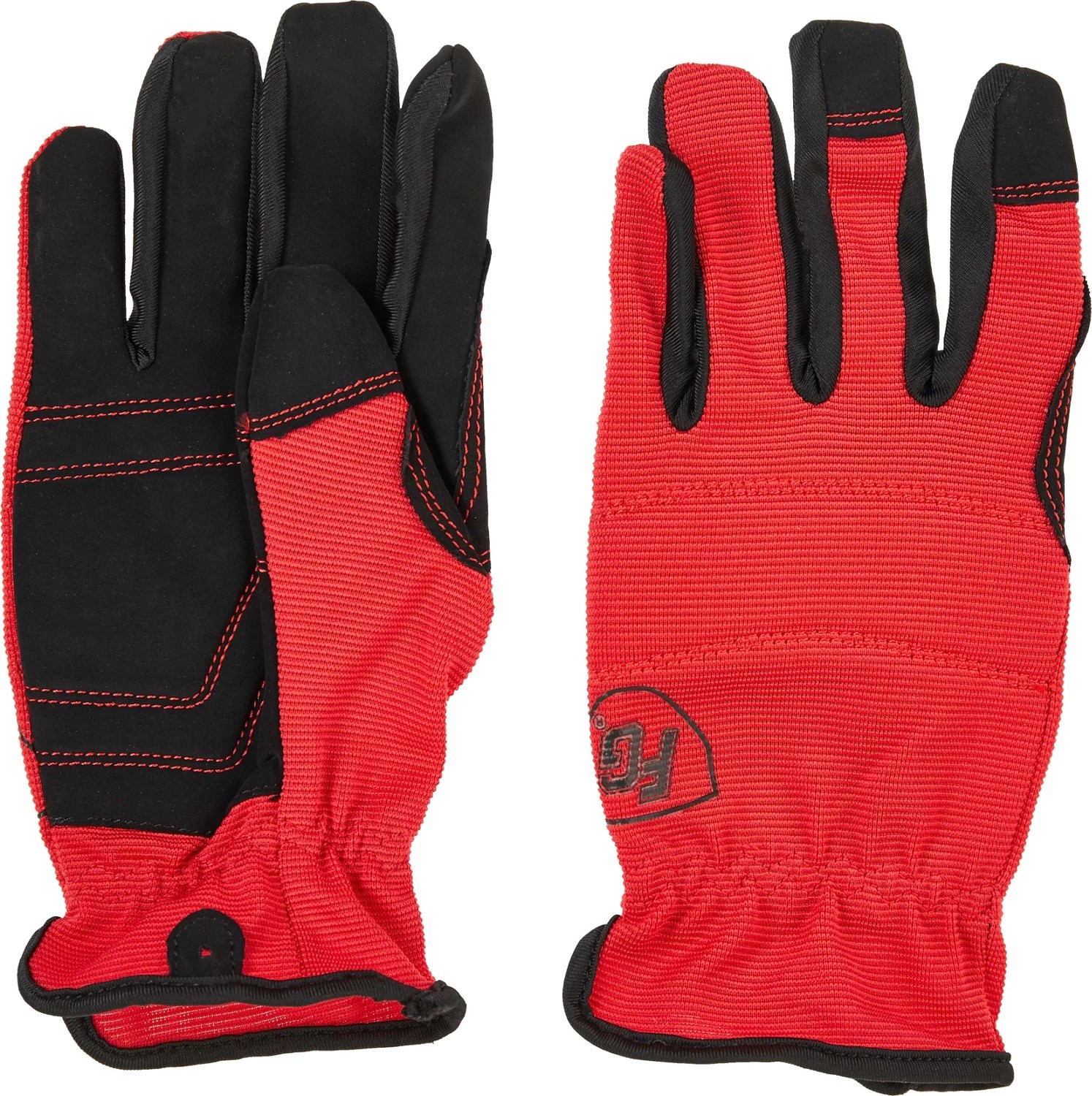 True Grip Padded Knuckle General Purpose Gloves 3Pack Academy