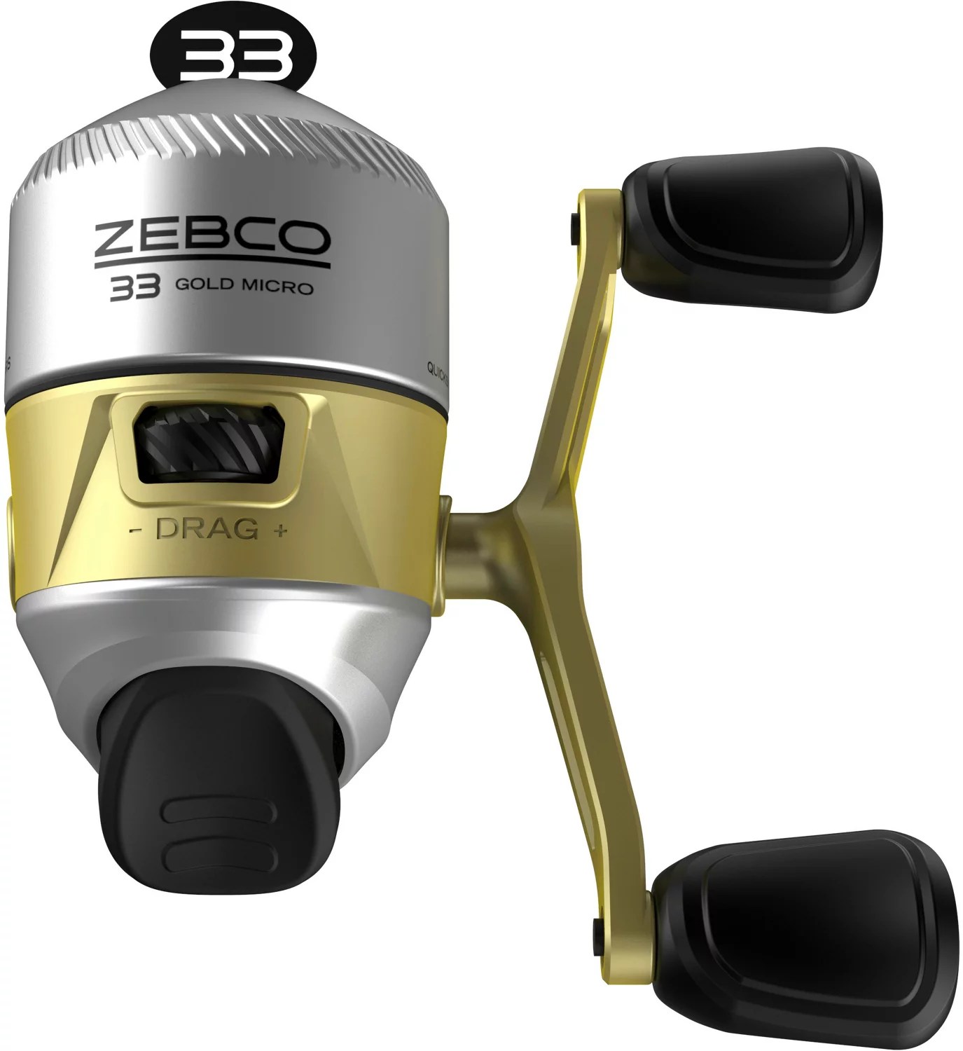 Zebco 33 Micro Gold Spincast Reel Academy