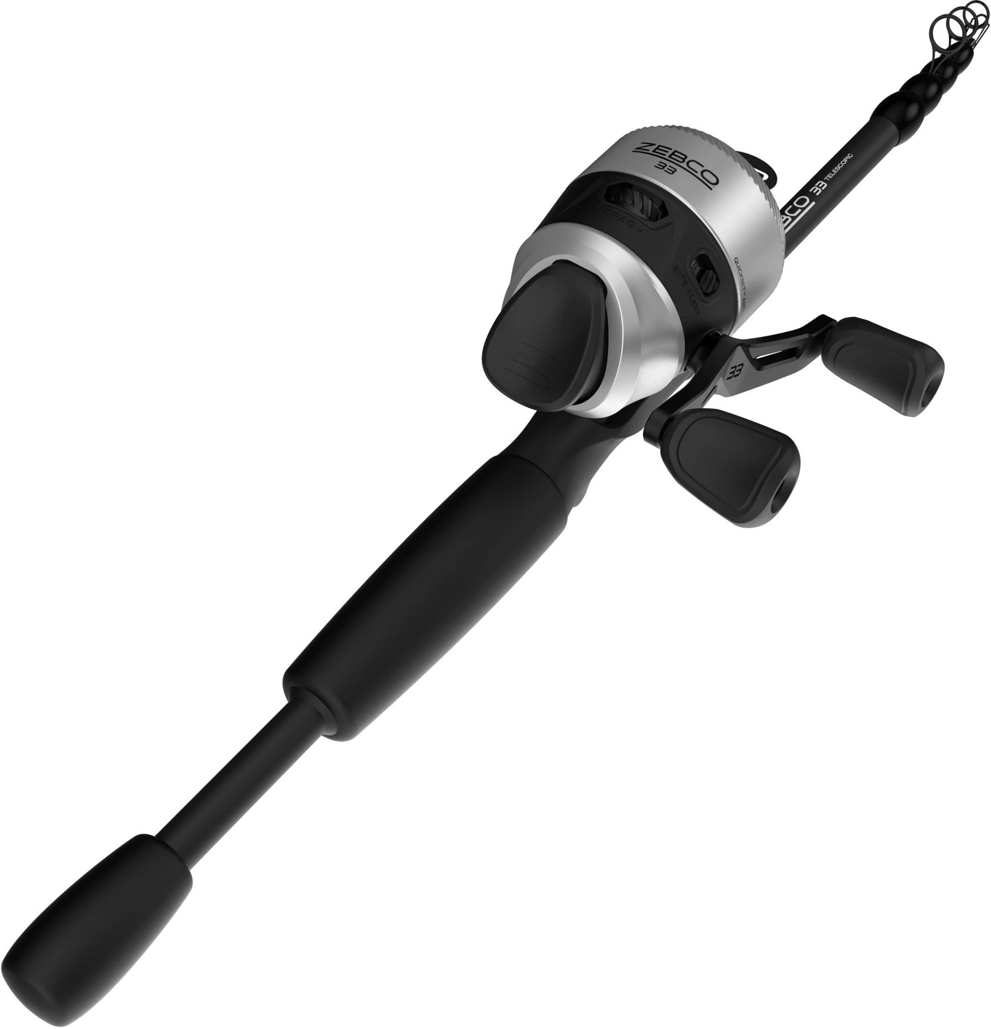Zebco 33 6 ft M Freshwater Telecast Spincast Rod and Reel Combo Academy