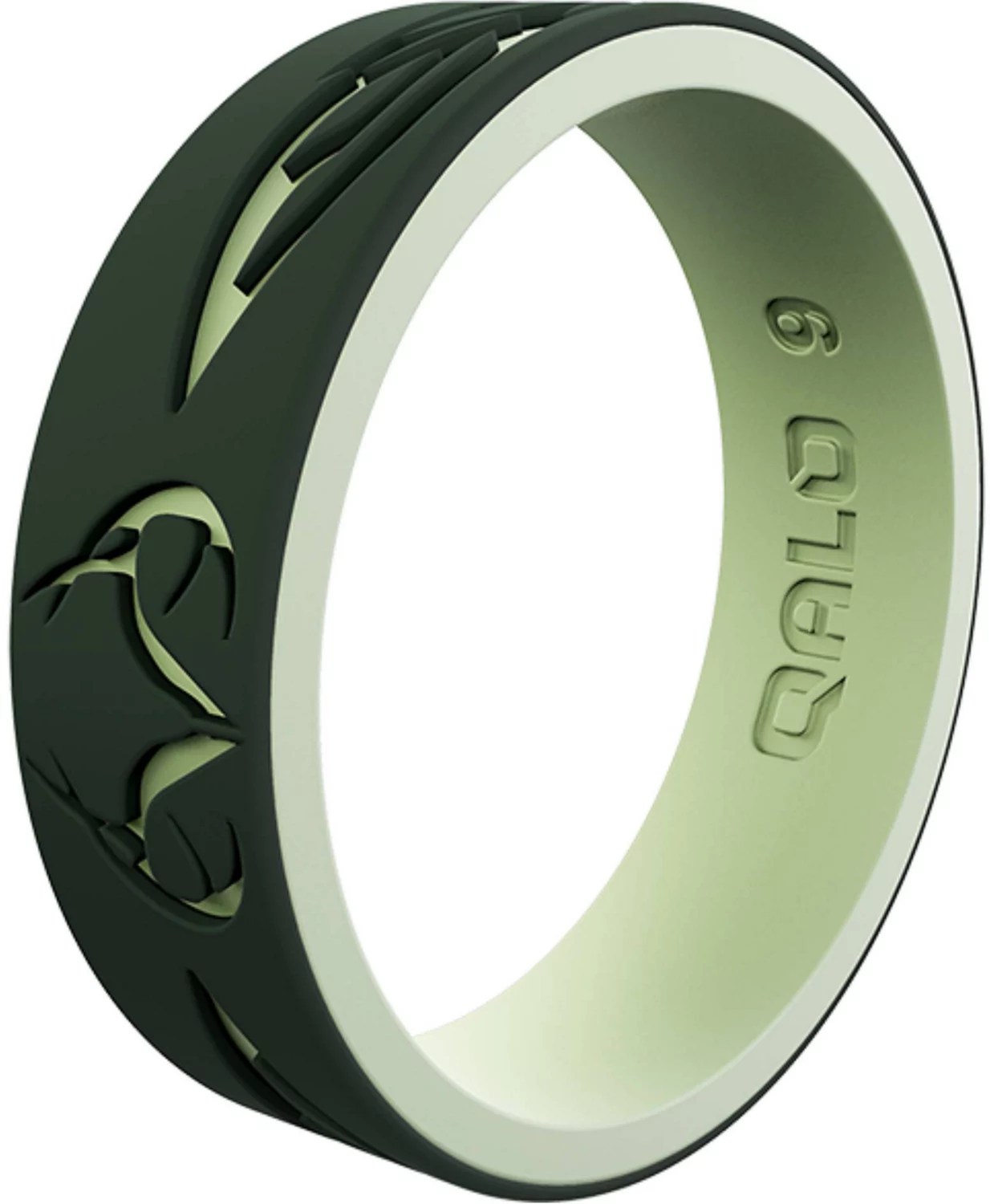 QALO Women's Strata Realtree Tail Feather Ring Academy