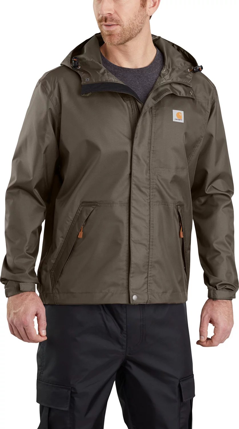 Carhartt Men's Dry Harbor Waterproof Breathable Jacket Academy