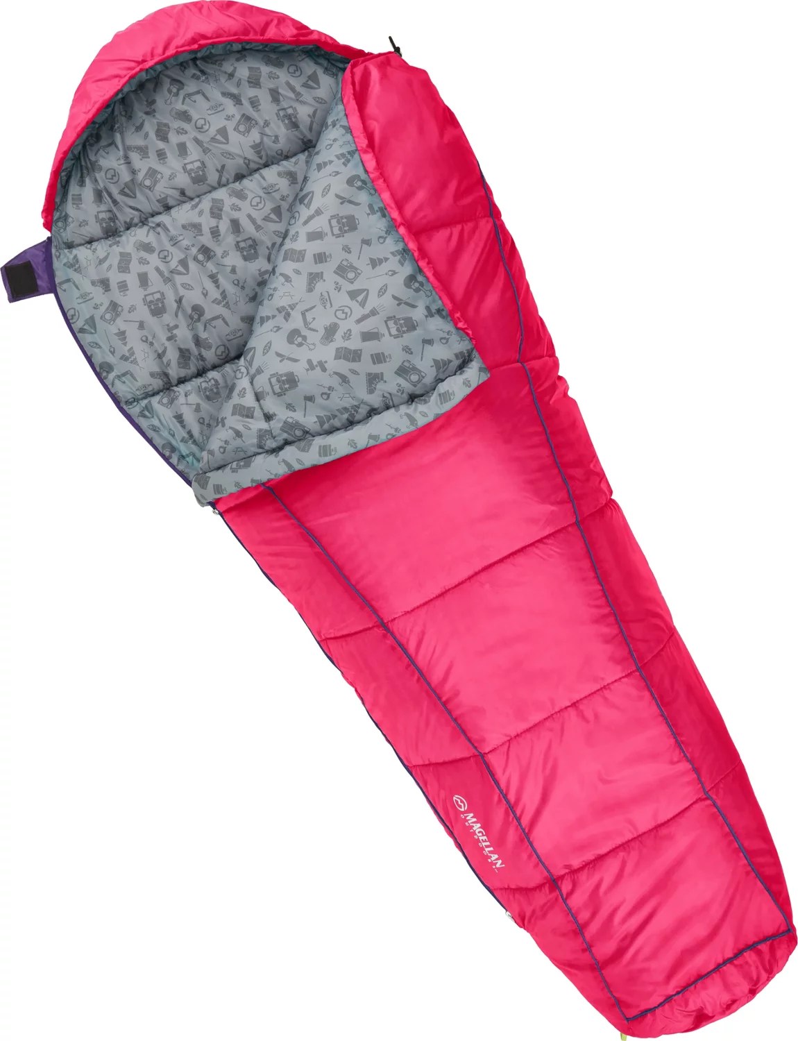 Magellan Outdoors Kids' 50 Degrees F Mummy Sleeping Bag Academy