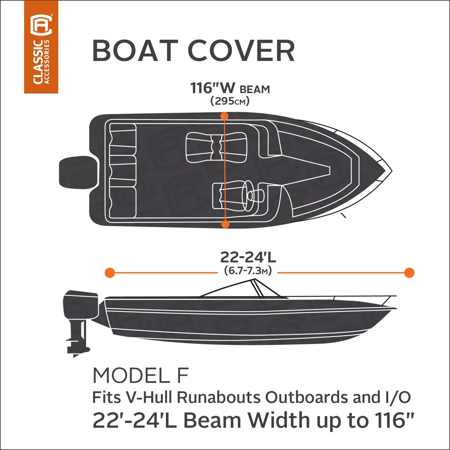 Classic Accessories Orion Deluxe Boat Cover Academy