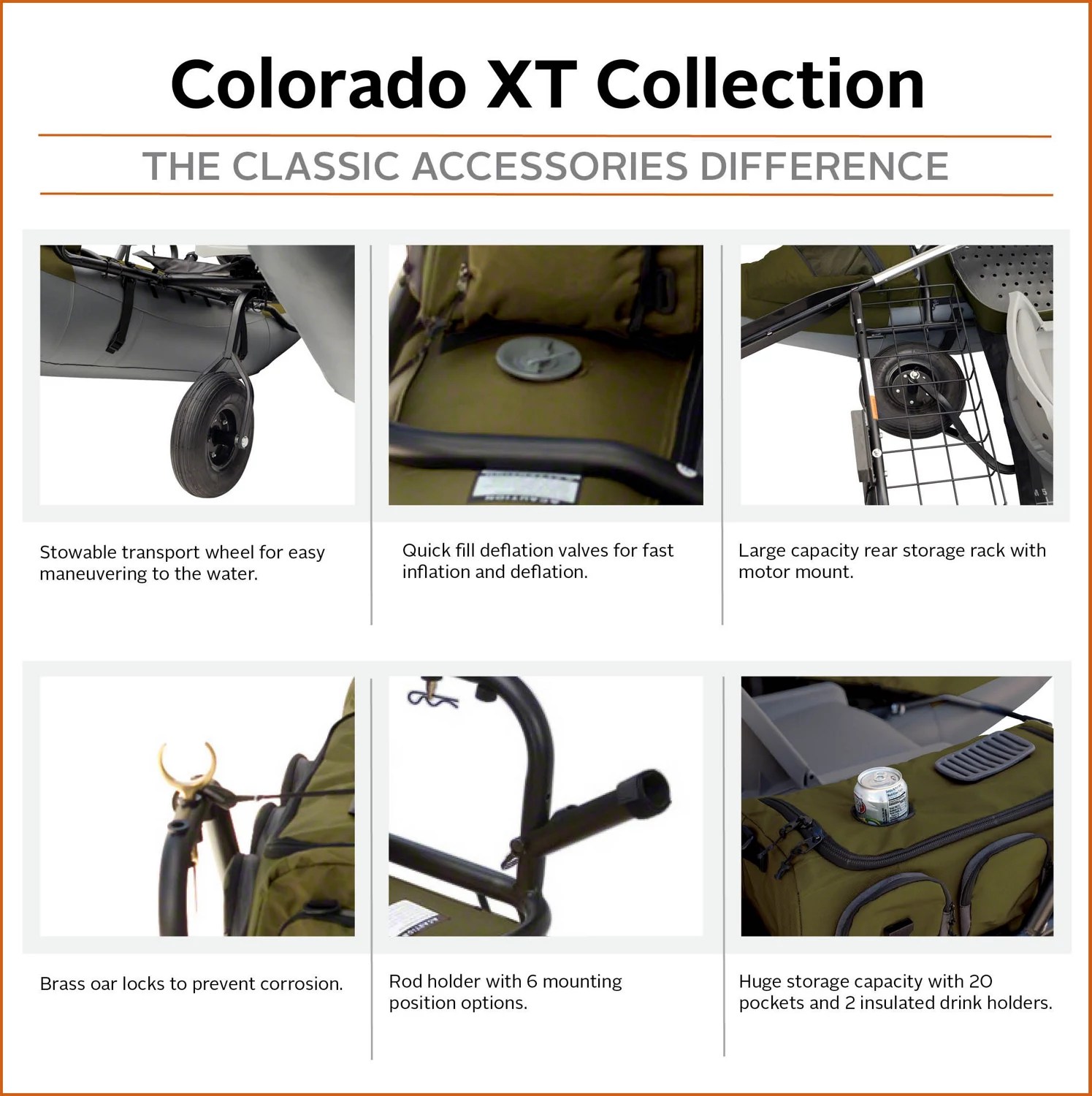Classic Accessories Colorado XT 9 ft Pontoon Boat | Academy