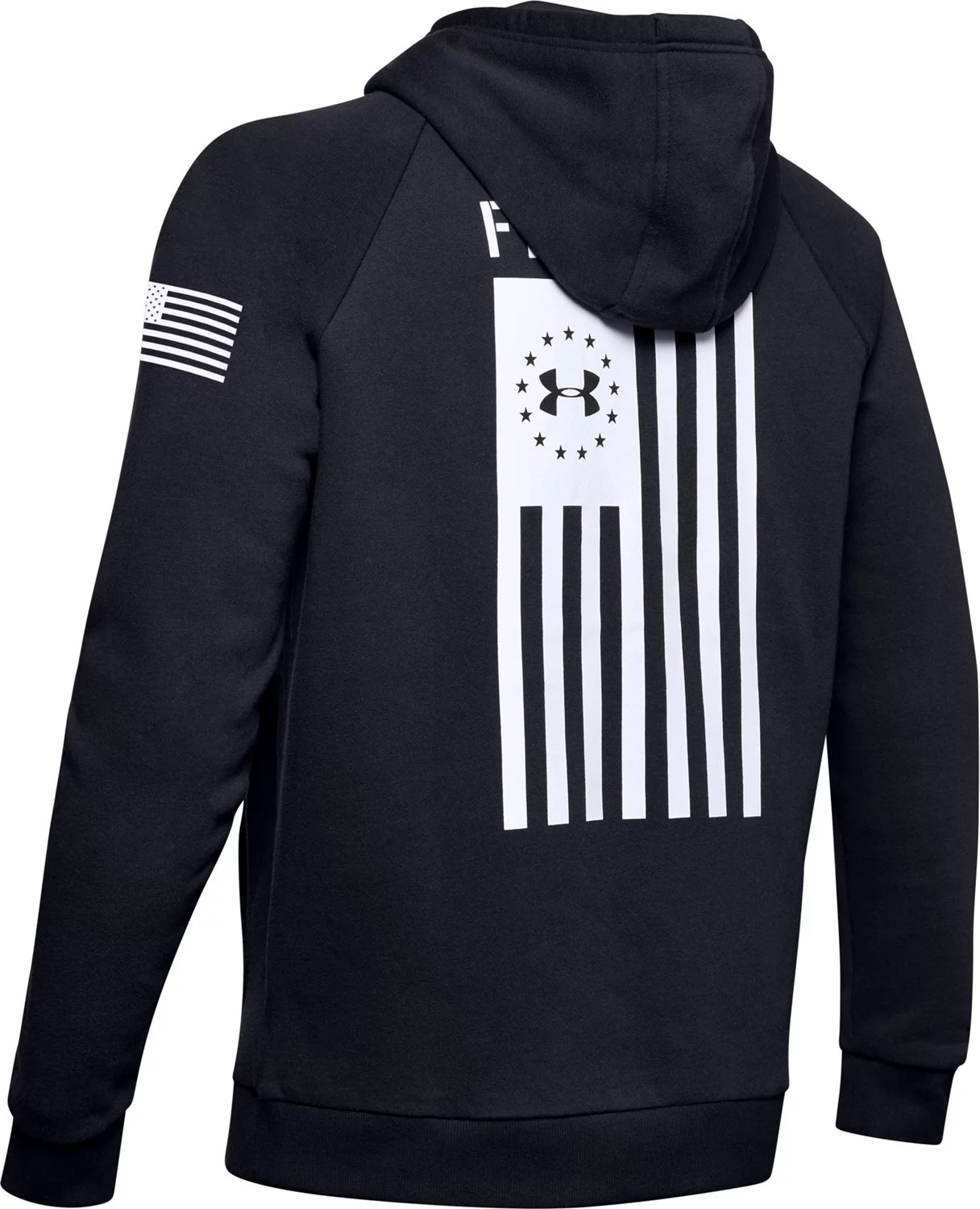 Under Armour Men's Freedom Flag Graphic Rival Hoodie Academy