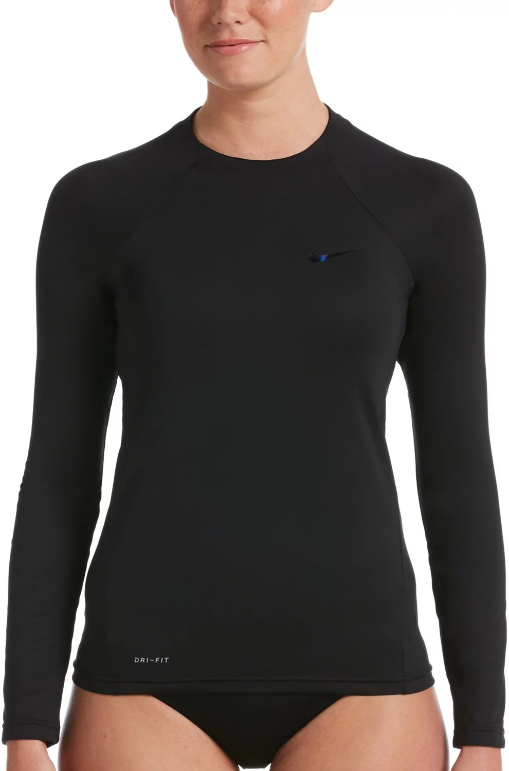 Nike Women's Essential Long Sleeve Hydroguard Rash Guard Academy