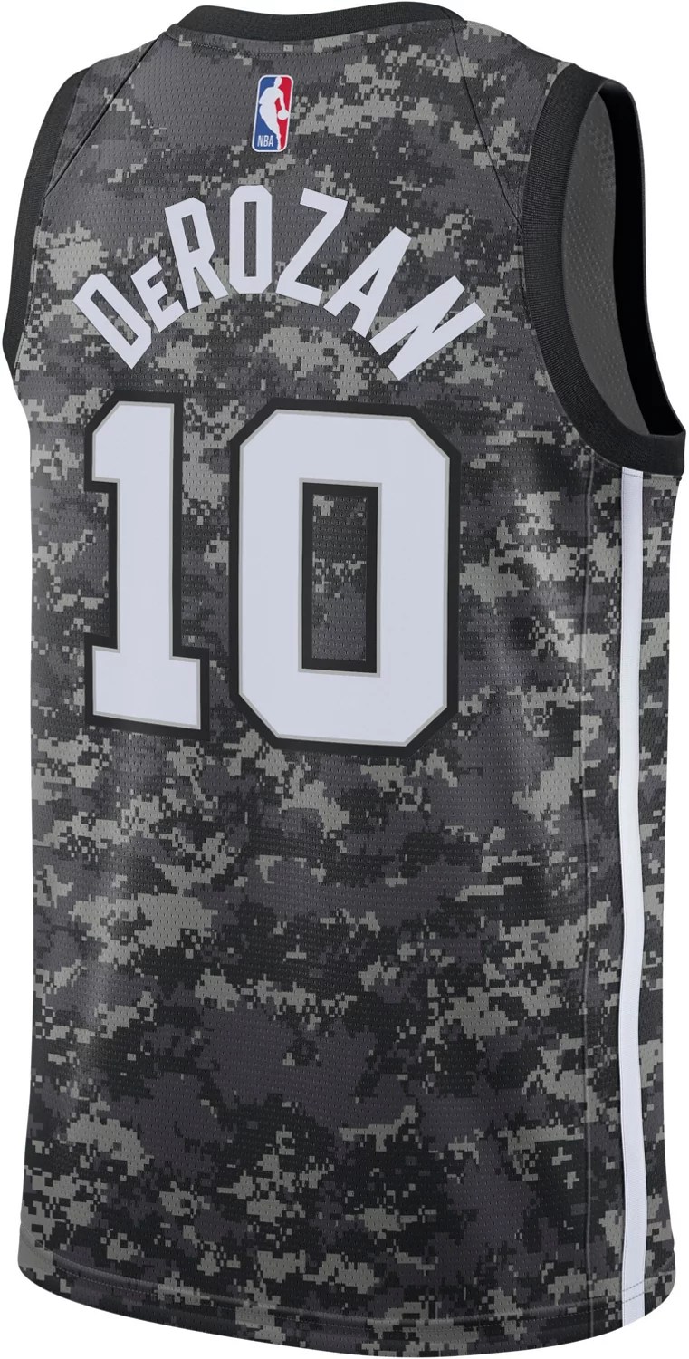 Nike Men's San Antonio Spurs DeMar DeRozan 10 Swingman Salute the