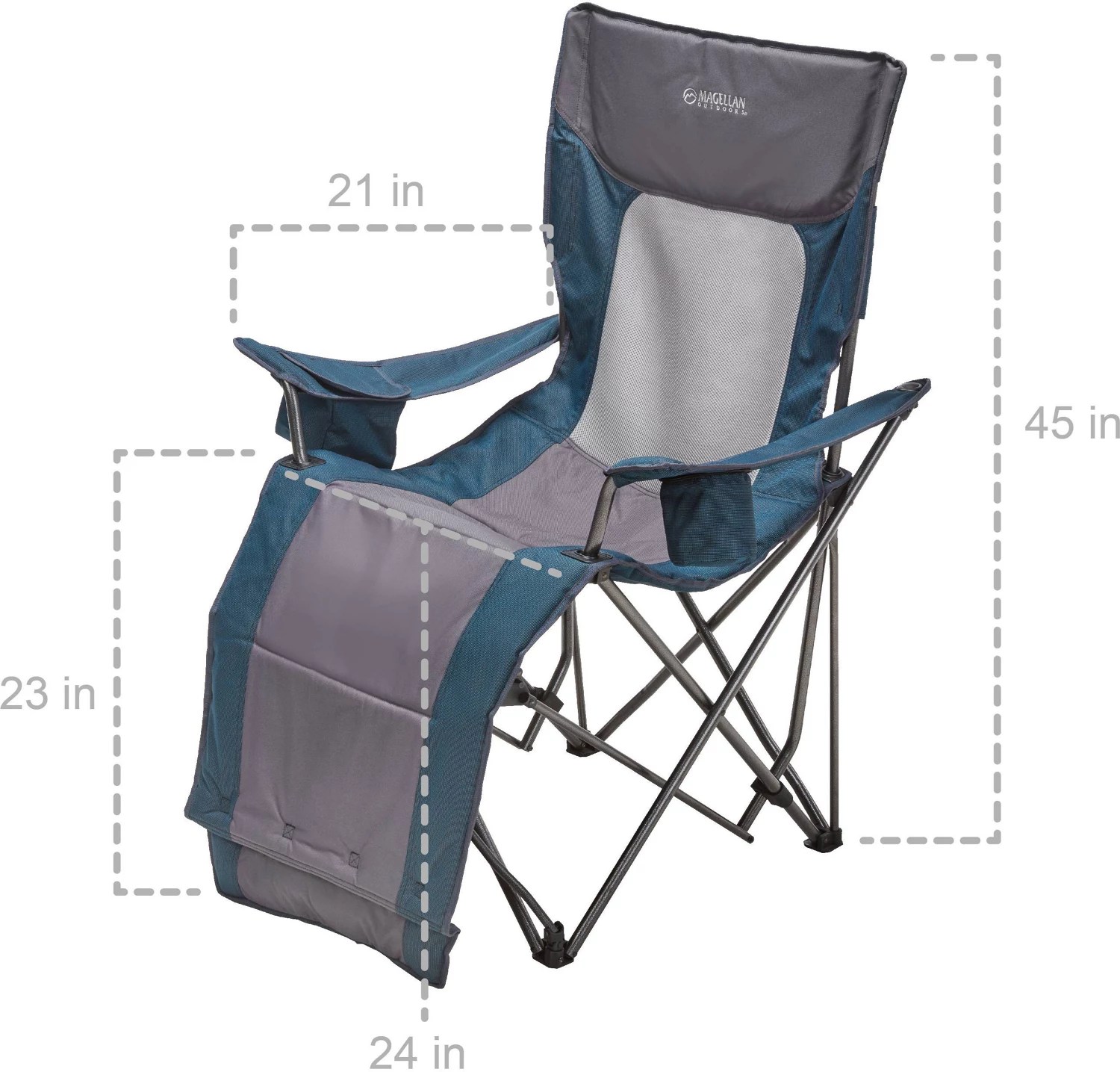 Magellan Outdoors Oversize Collapsible Recliner Academy