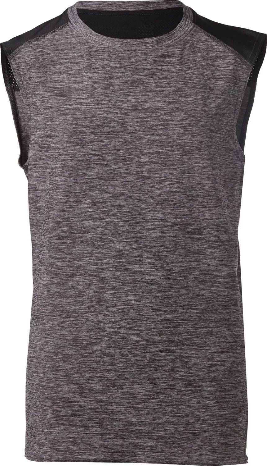 BCG Men's Sport Melange Sleeveless Compression Shirt Academy