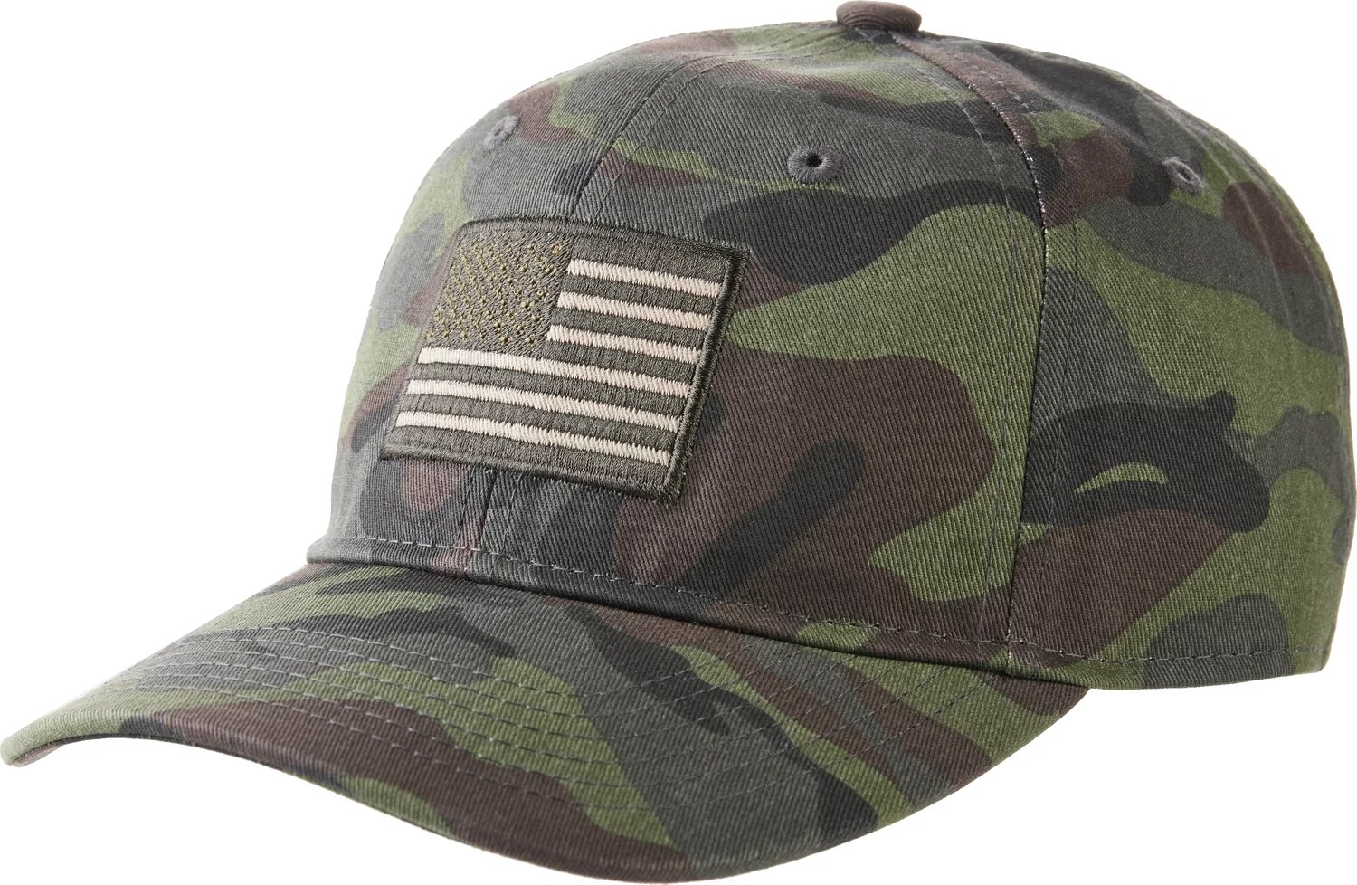 Academy Sports + Outdoors Men's Americana Camo Twill Hat Academy