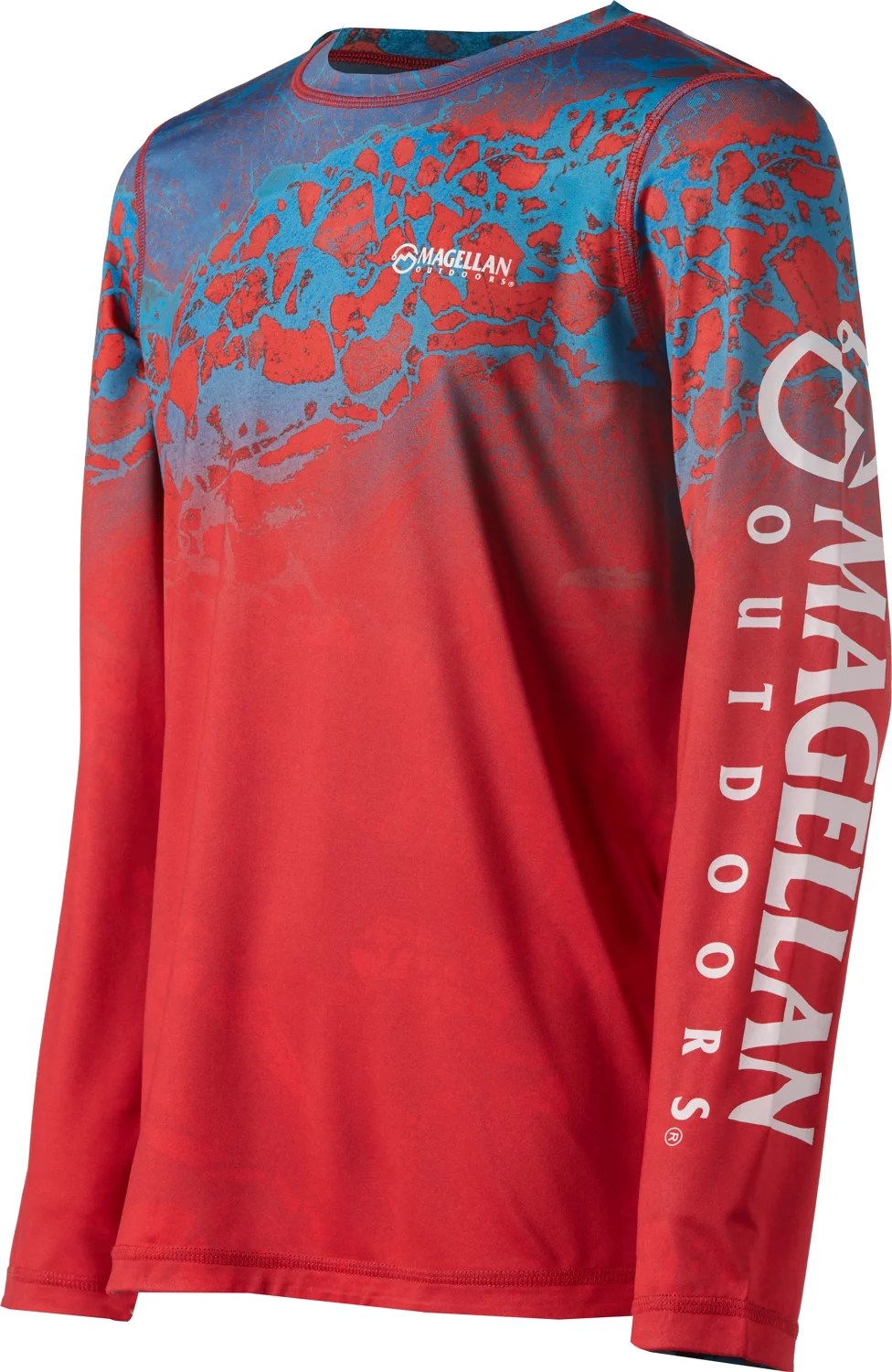Magellan Outdoors Boys' Long Sleeve Reversible Realtree WAV3 Fishing