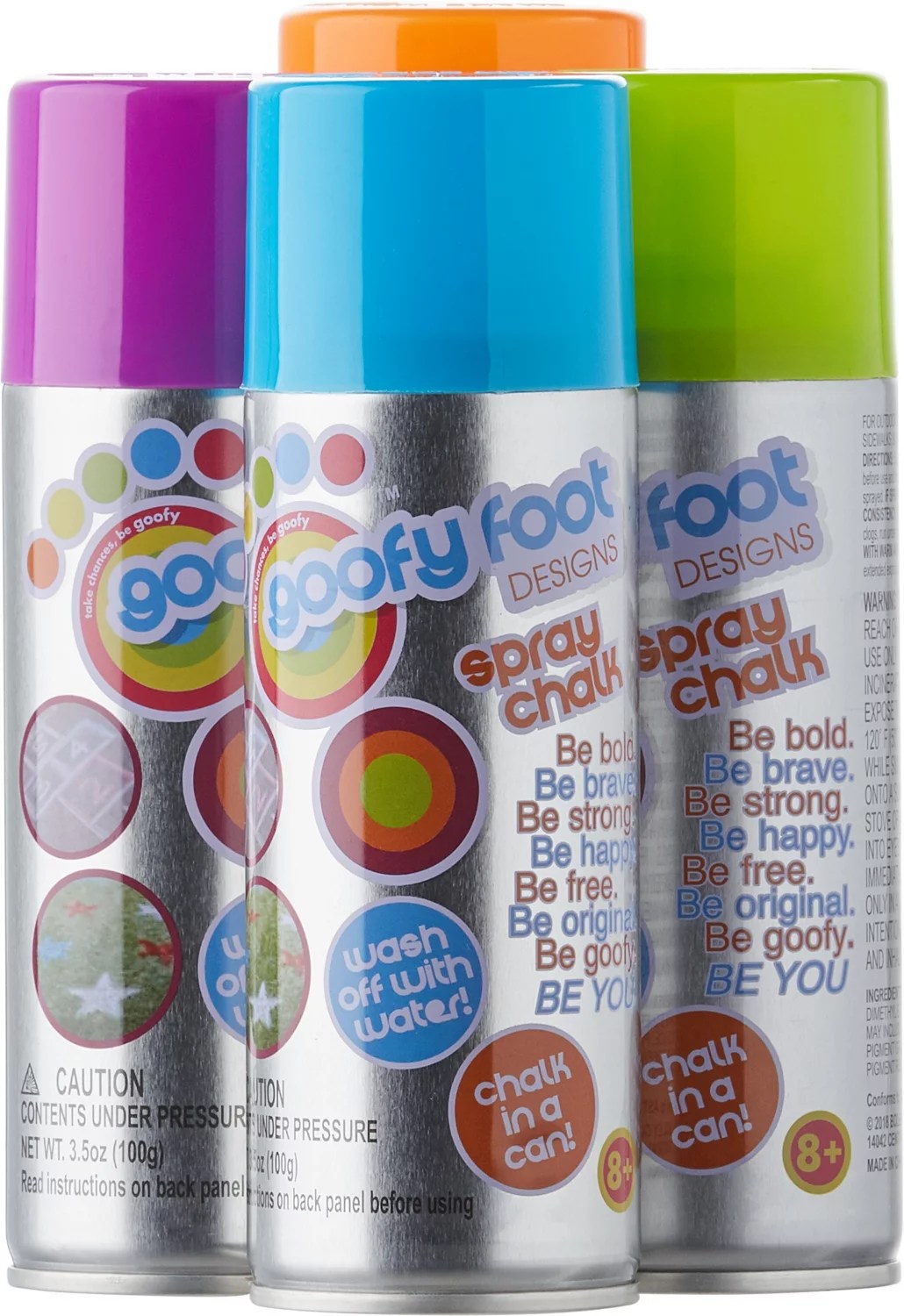 Boley Goofy Foot 3.5 oz Spray Chalk 4Pack Academy