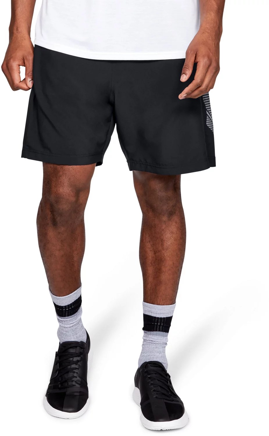 Under Armour Men's Woven Graphic Shorts Academy