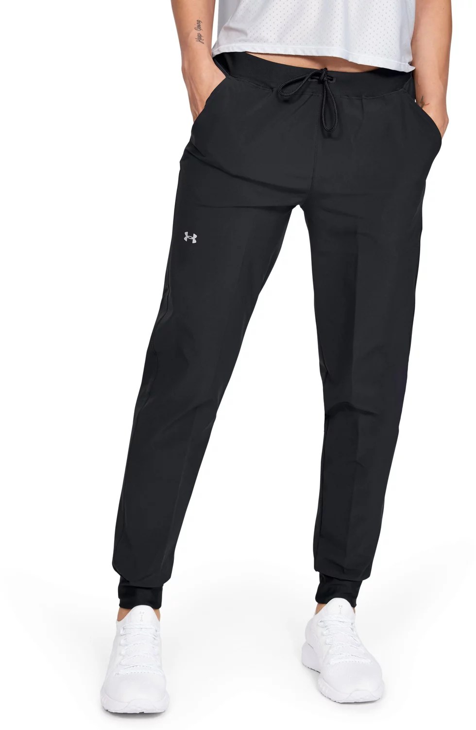 Under Armour Women's Sport Woven Sweatpants Academy