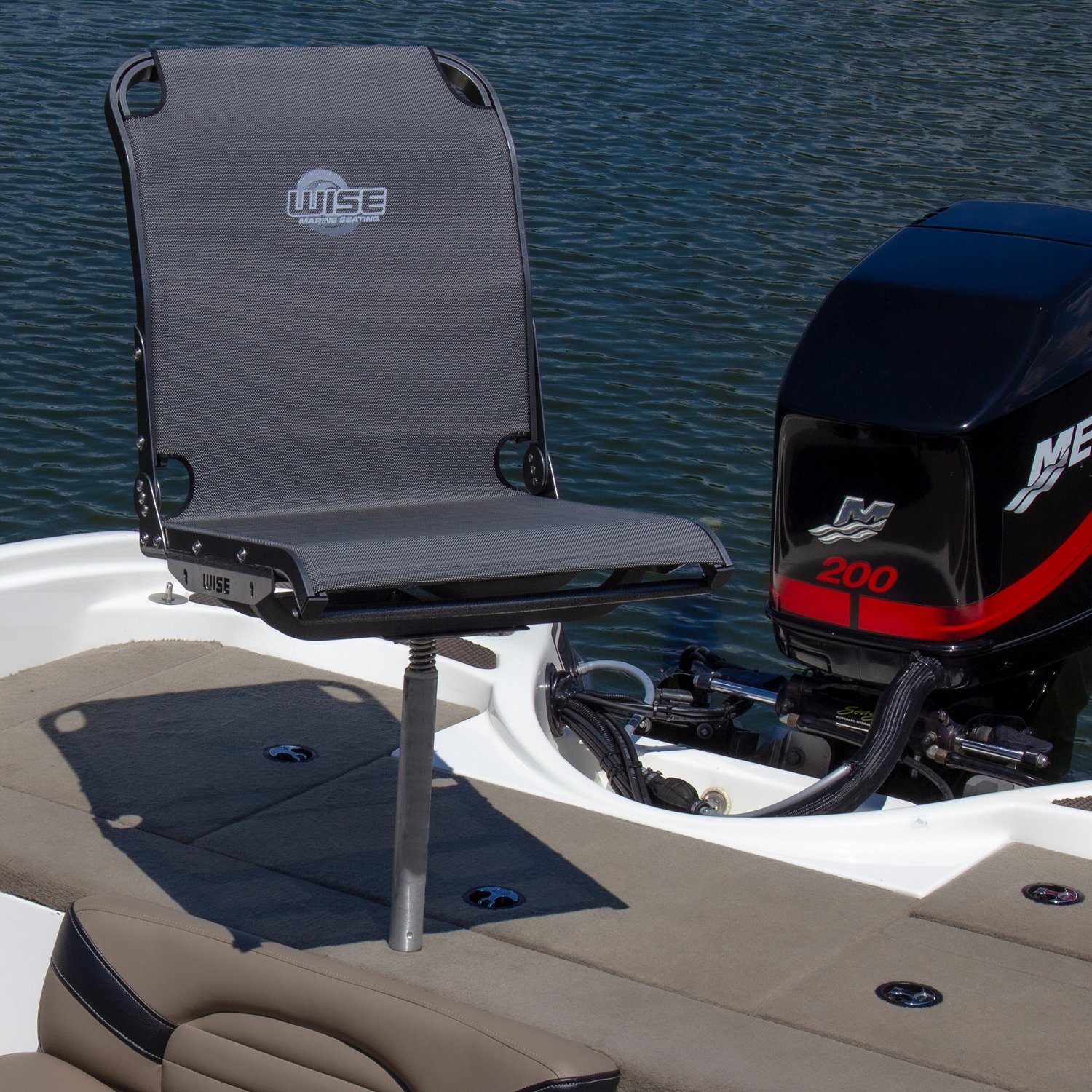 Wise Aero X Mesh Boat Seat Academy