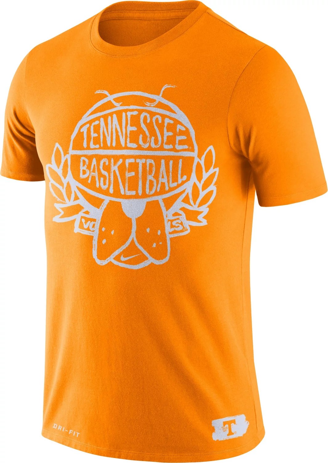 Nike Men's University of Tennessee Basketball Crest DriFIT Graphic T