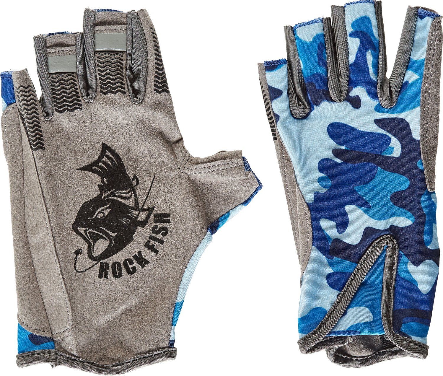Rock Fish Fish Baiter Pro Tactile Fingerless Glove Academy