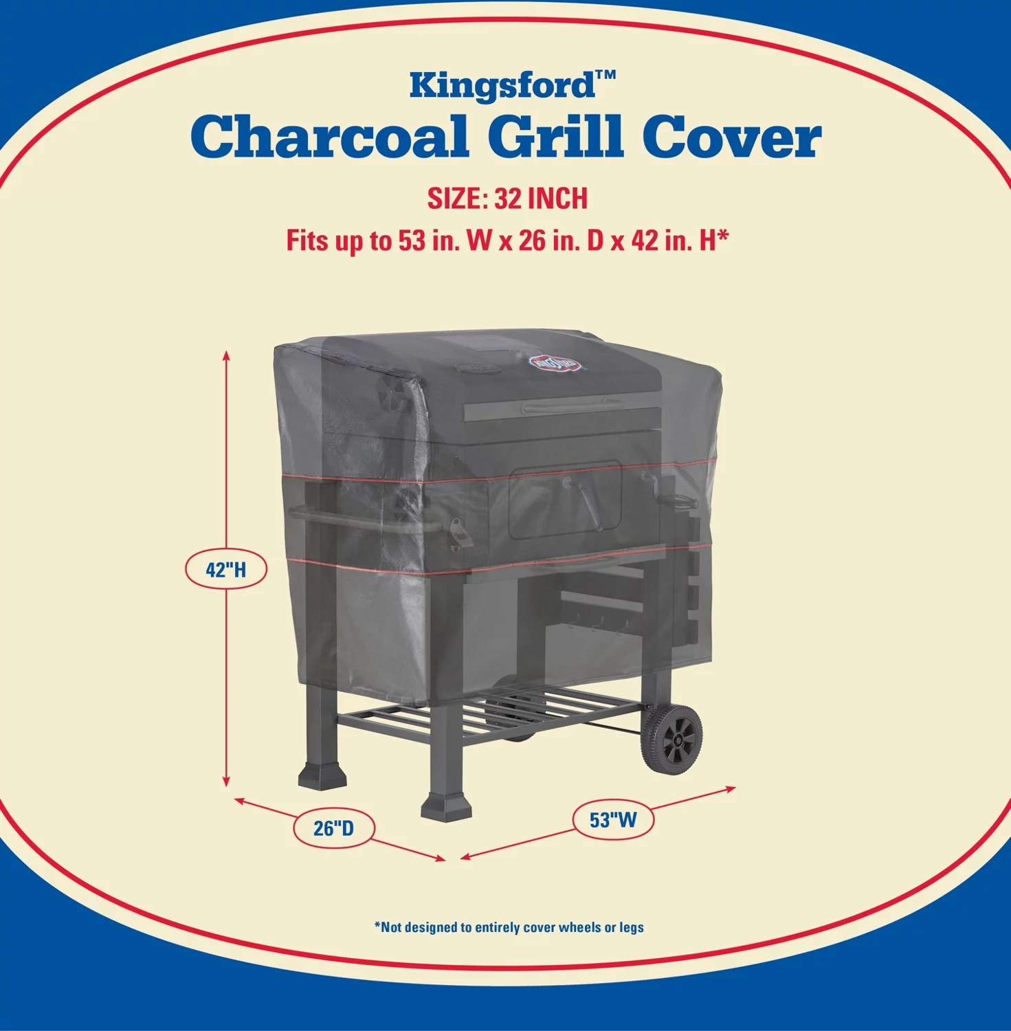 Kingsford 32 in Charcoal Grill Cover Academy