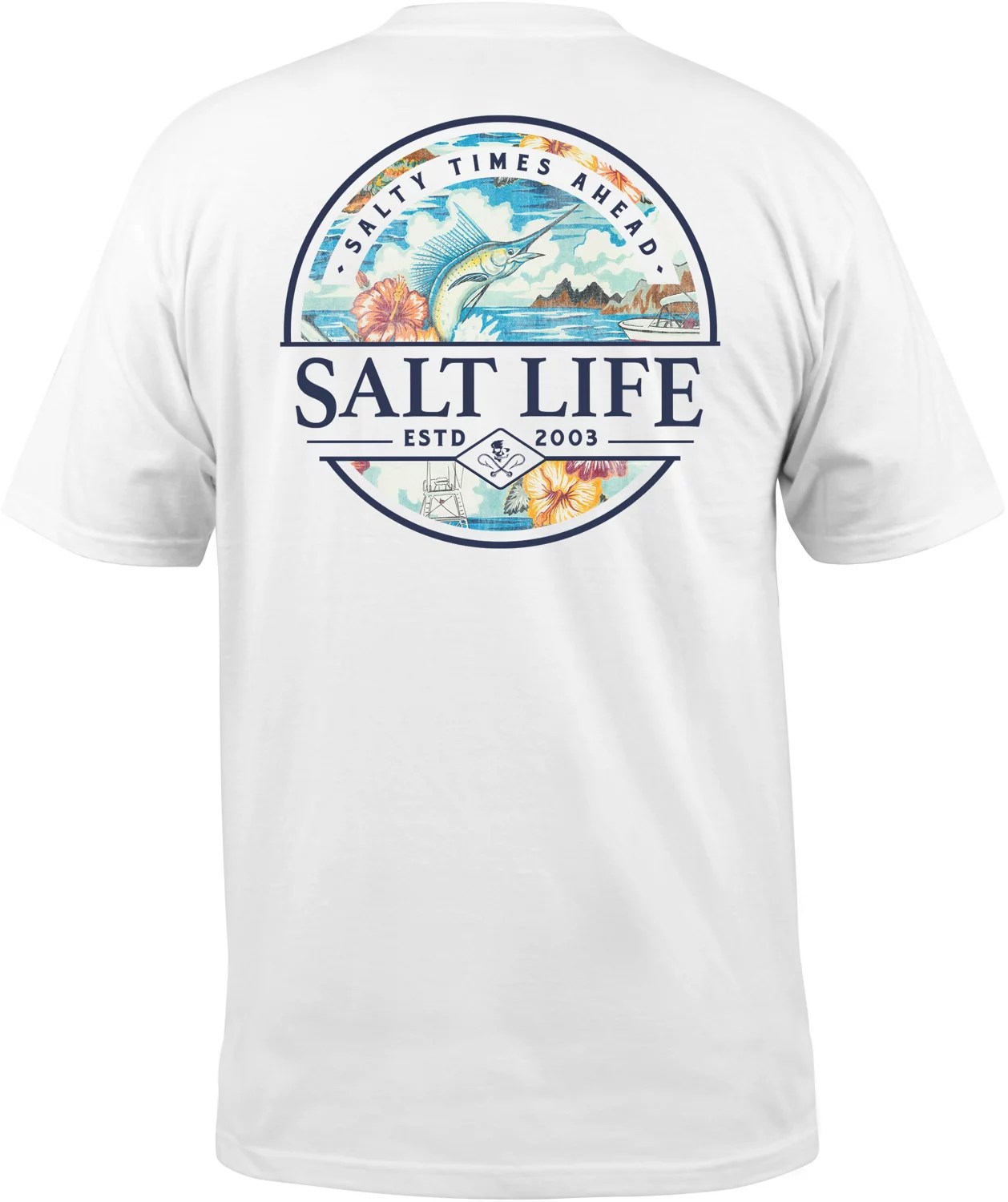 Salt Life Men's Salty Times Ahead Tshirt Academy
