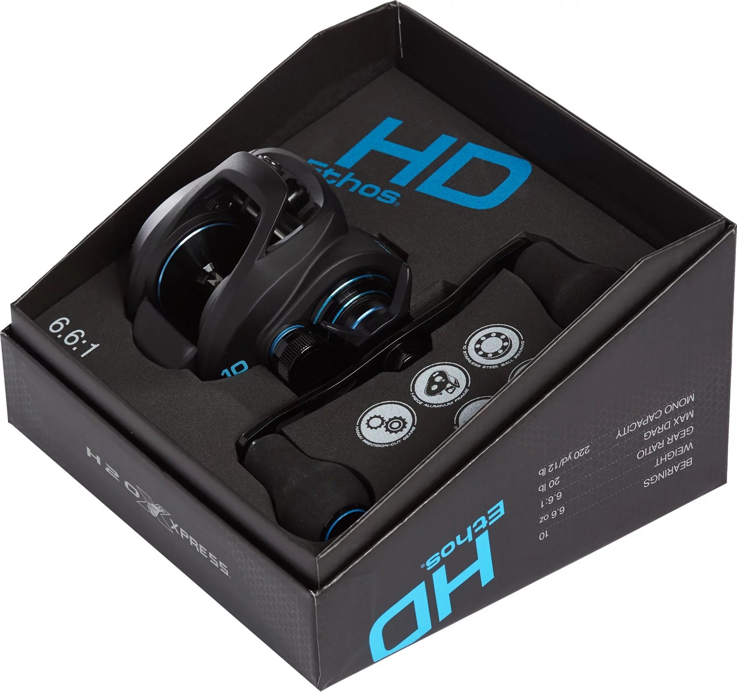 H2O XPRESS Ethos HD Baitcast Reel Academy