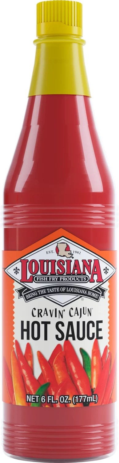 Louisiana Fish Fry Products Cravin' Cajun Hot Sauce 16oz Bottle Academy