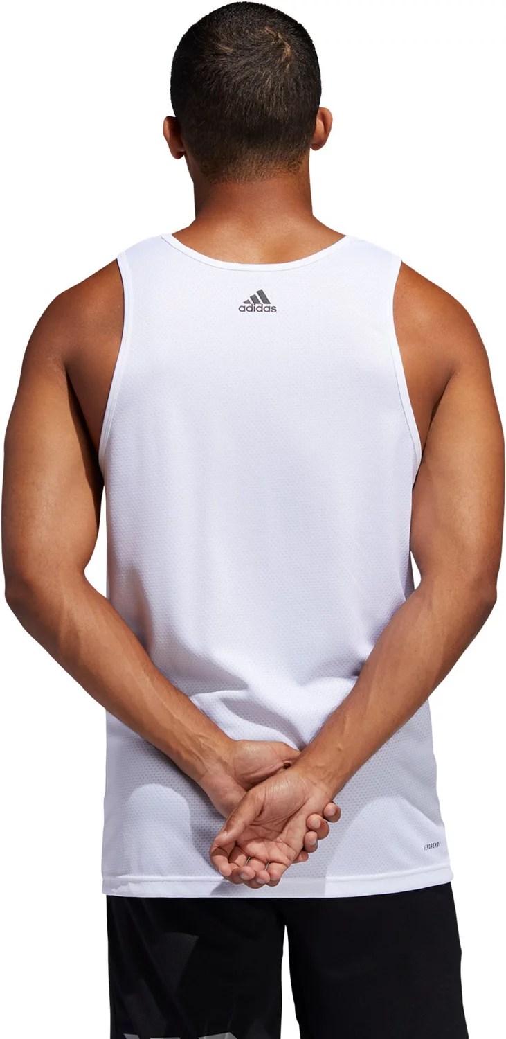 adidas Men's Sport 3Stripes Tank Top Academy