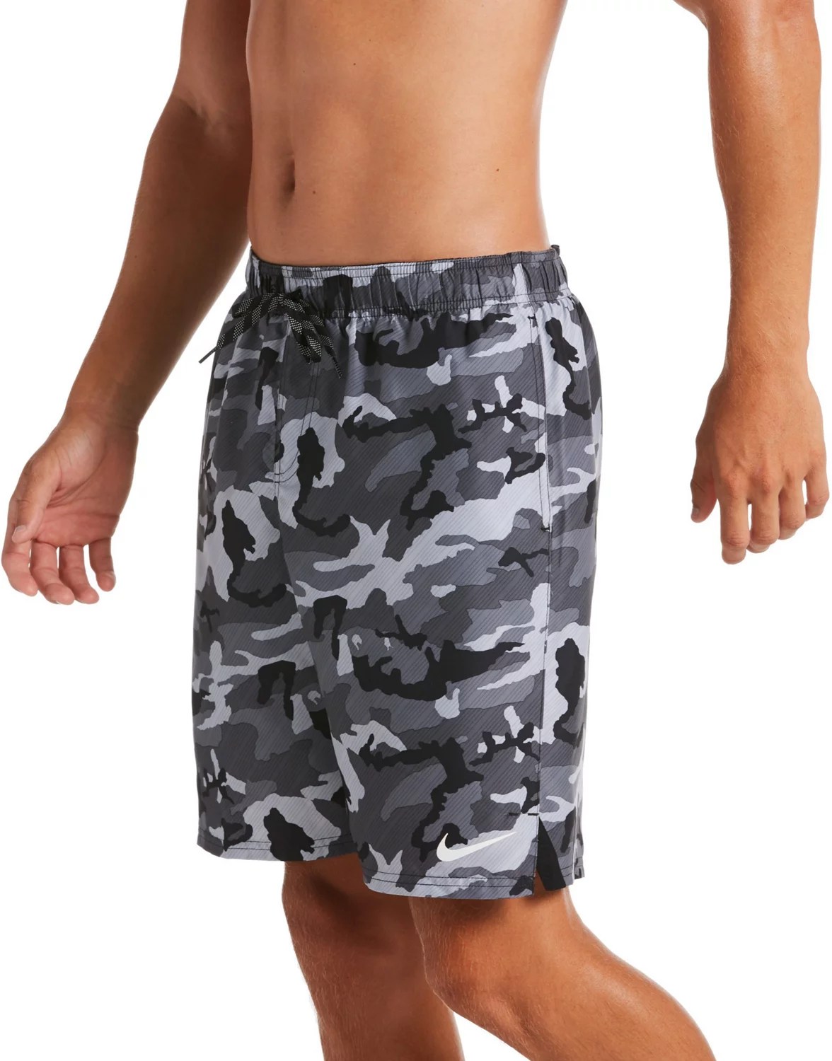 Nike Men's Camo Vital Swim Trunks Academy