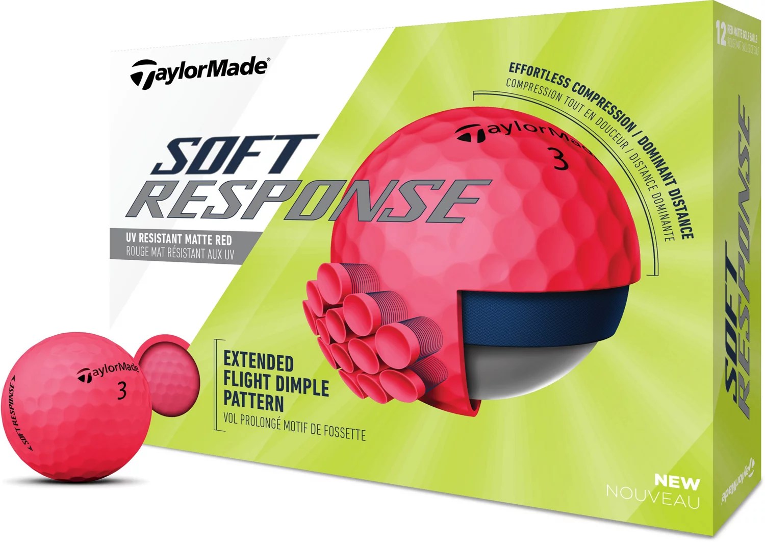 TaylorMade Soft Response Golf Balls Academy
