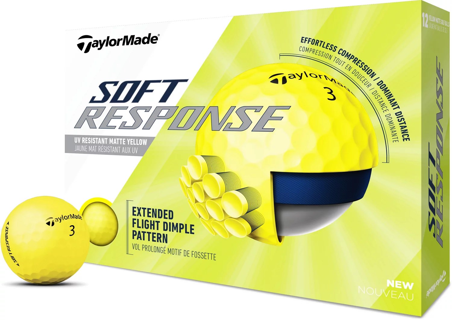 TaylorMade Soft Response Golf Balls Academy